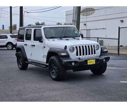 2018 Jeep Wrangler Unlimited Sport is a White 2018 Jeep Wrangler Unlimited Sport Car for Sale in Houston TX
