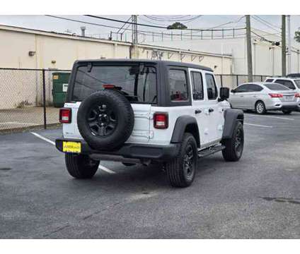 2018 Jeep Wrangler Unlimited Sport is a White 2018 Jeep Wrangler Unlimited Sport Car for Sale in Houston TX
