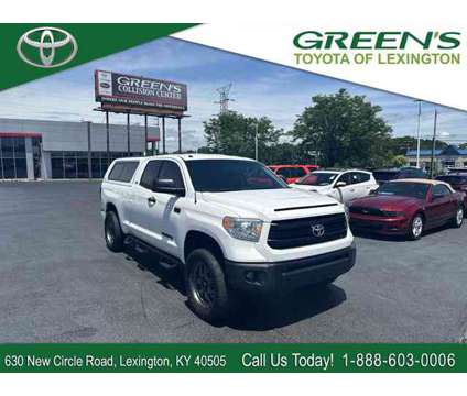 2014 Toyota Tundra SR5 is a White 2014 Toyota Tundra SR5 Car for Sale in Lexington KY