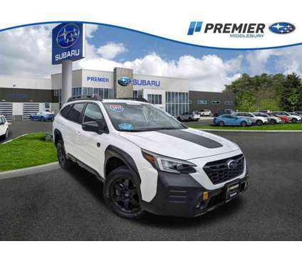 2023 Subaru Outback Wilderness is a White 2023 Subaru Outback 2.5i Car for Sale in Middlebury CT