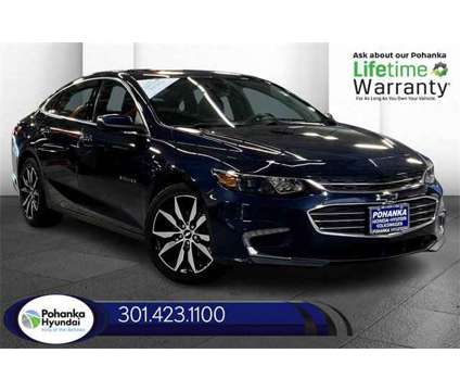 2018 Chevrolet Malibu LT is a Blue 2018 Chevrolet Malibu LT Car for Sale in Capitol Heights MD