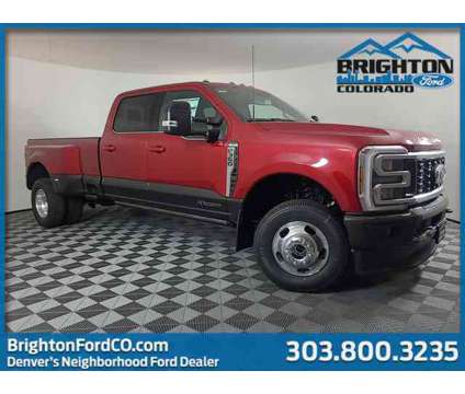 2024 Ford Super Duty F-350 DRW King Ranch is a Red 2024 Ford Car for Sale in Brighton CO