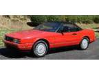 1992 Cadillac Allante Convertible Very Low Mileage and Original 1992 Cadillac