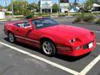 1988 Chevrolet Camaro 1988 Chevrolet Camaro Convertible Red RWD Automatic