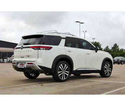 2023 Nissan Pathfinder Platinum is a White 2023 Nissan Pathfinder Platinum SUV in Baytown TX