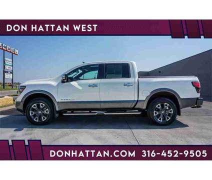 2021 Nissan Titan Platinum Reserve is a White 2021 Nissan Titan Platinum Reserve Truck in Wichita KS