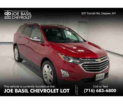 2019 Chevrolet Equinox Premier is a Red 2019 Chevrolet Equinox Premier SUV in Depew NY
