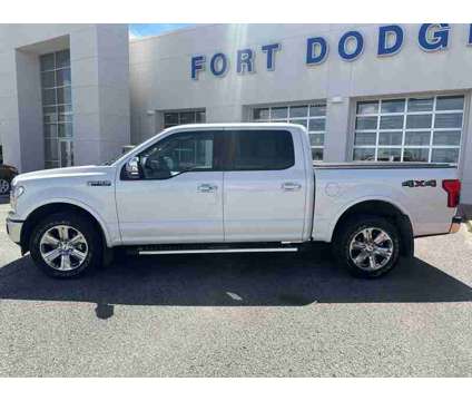 2019 Ford F-150 Lariat is a Silver, White 2019 Ford F-150 Lariat Truck in Fort Dodge IA