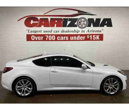 2016 Hyundai Genesis Coupe 3.8 R-Spec is a White 2016 Hyundai Genesis Coupe 3.8 R-Spec Coupe in Chandler AZ