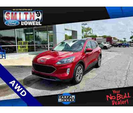 2022 Ford Escape SEL AWD is a Red 2022 Ford Escape SEL SUV in Lowell IN
