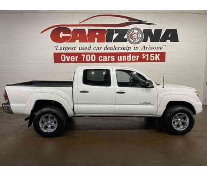 2013 Toyota Tacoma PreRunner V6 is a White 2013 Toyota Tacoma PreRunner Truck in Chandler AZ