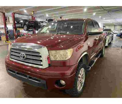 2007 Toyota Tundra Limited CrewMax is a Red 2007 Toyota Tundra Limited Truck in Chandler AZ