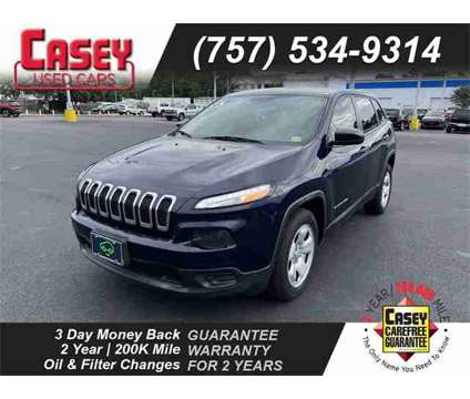 2016 Jeep Cherokee Sport is a Blue 2016 Jeep Cherokee Sport SUV in Newport News VA