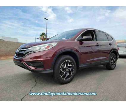 2016 Honda CR-V SE is a Red 2016 Honda CR-V SE SUV in Henderson NV