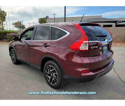 2016 Honda CR-V SE is a Red 2016 Honda CR-V SE SUV in Henderson NV