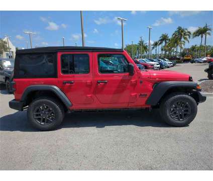 2024 Jeep Wrangler Sport S is a Red 2024 Jeep Wrangler Sport SUV in Naples FL