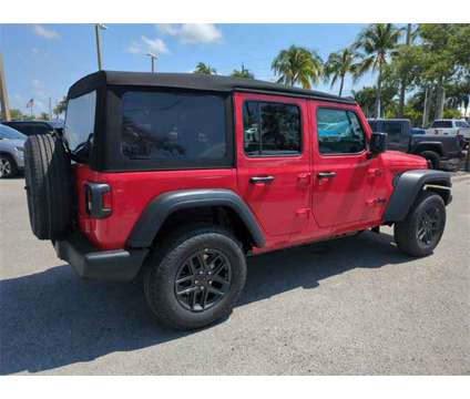 2024 Jeep Wrangler Sport S is a Red 2024 Jeep Wrangler Sport SUV in Naples FL