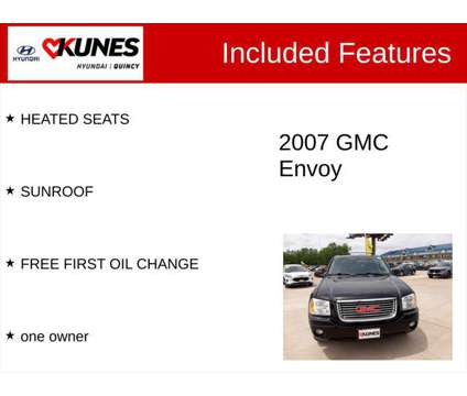 2007 GMC Envoy SLT is a Black 2007 GMC Envoy SLT SUV in Quincy IL