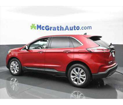 2021 Ford Edge Titanium is a Red 2021 Ford Edge Titanium SUV in Dubuque IA