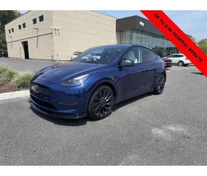 2023 Tesla Model Y Performance Dual Motor All-Wheel Drive is a Blue 2023 Station Wagon in Milford CT