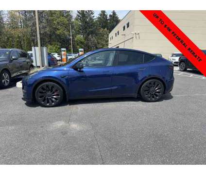 2023 Tesla Model Y Performance Dual Motor All-Wheel Drive is a Blue 2023 Station Wagon in Milford CT