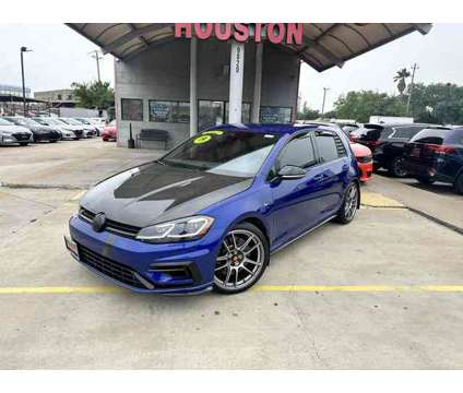 2019 Volkswagen Golf R for sale is a Blue 2019 Volkswagen Golf R Car for Sale in Houston TX