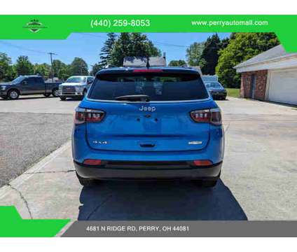 2018 Jeep Compass for sale is a Blue 2018 Jeep Compass Car for Sale in Perry OH