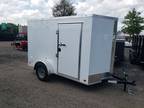 2024 Nationcraft 6x10 white Enclosed Cargo Trailer