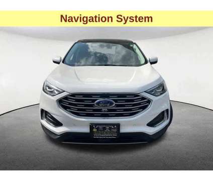 2021UsedFordUsedEdgeUsedAWD is a White 2021 Ford Edge Titanium Car for Sale in Mendon MA