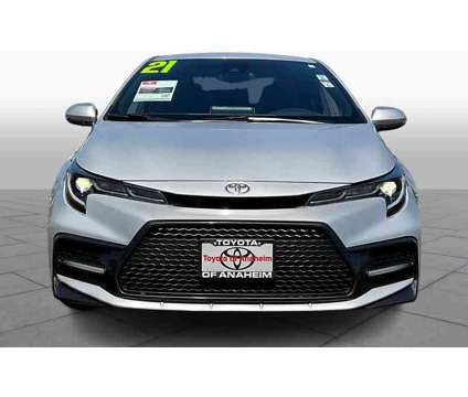 2021UsedToyotaUsedCorollaUsedCVT (SE) is a Silver 2021 Toyota Corolla Car for Sale in Anaheim CA