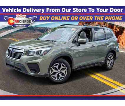 2020 Subaru Forester Premium is a Green 2020 Subaru Forester 2.5i Car for Sale in Colorado Springs CO