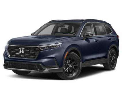 2024 Honda CR-V Hybrid Sport-L is a Blue 2024 Honda CR-V Hybrid in Omaha NE