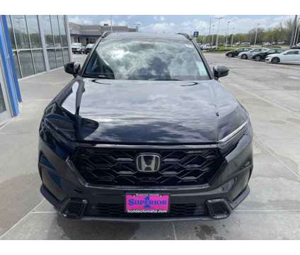 2024 Honda CR-V Hybrid Sport-L is a Black 2024 Honda CR-V Hybrid in Omaha NE