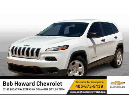 2016UsedJeepUsedCherokeeUsedFWD 4dr is a White 2016 Jeep Cherokee Car for Sale in Oklahoma City OK