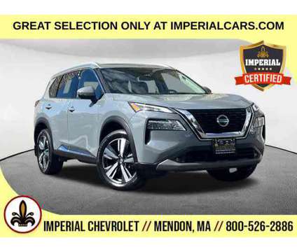 2021UsedNissanUsedRogueUsedAWD is a Grey 2021 Nissan Rogue SL Car for Sale in Mendon MA