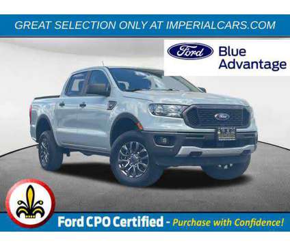 2022UsedFordUsedRangerUsed4WD SuperCrew 5 Box is a Grey 2022 Ford Ranger XLT Car for Sale in Mendon MA