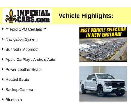 2023UsedFordUsedF-150Used4WD SuperCrew 5.5 Box is a White 2023 Ford F-150 Lariat Car for Sale in Mendon MA