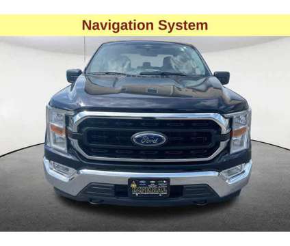 2022UsedFordUsedF-150Used4WD SuperCrew 5.5 Box is a Blue 2022 Ford F-150 XLT Truck in Mendon MA