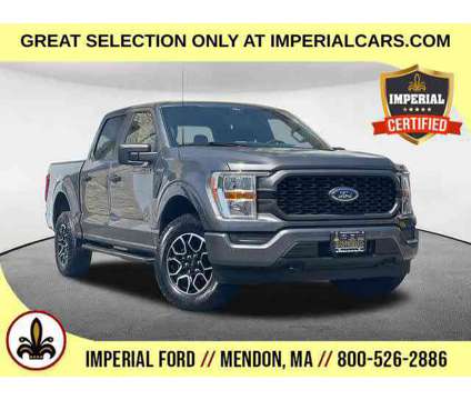 2022UsedFordUsedF-150Used4WD SuperCrew 5.5 Box is a Grey 2022 Ford F-150 Car for Sale in Mendon MA