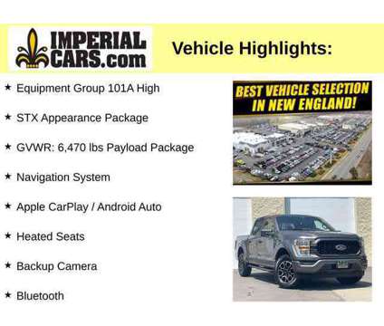 2022UsedFordUsedF-150Used4WD SuperCrew 5.5 Box is a Grey 2022 Ford F-150 XL Truck in Mendon MA