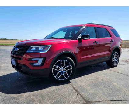 2017UsedFordUsedExplorerUsed4WD is a Red 2017 Ford Explorer Car for Sale in Watseka IL