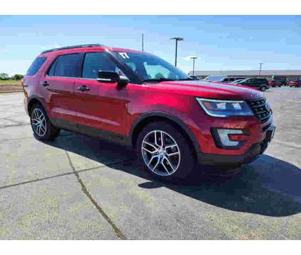 2017UsedFordUsedExplorerUsed4WD is a Red 2017 Ford Explorer Car for Sale in Watseka IL