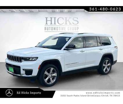 2021UsedJeepUsedGrand Cherokee LUsed4x4 is a White 2021 Jeep grand cherokee Limited Car for Sale in Corpus Christi TX