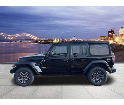 2024 Jeep Wrangler Sahara is a Black 2024 Jeep Wrangler Sahara Car for Sale in Memphis TN