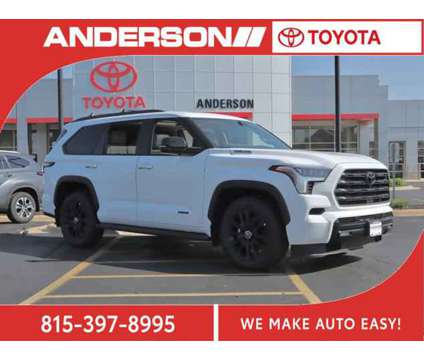 2024 Toyota Sequoia Limited 4WD is a Silver 2024 Toyota Sequoia Limited Car for Sale in Loves Park IL
