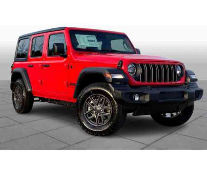 2024NewJeepNewWranglerNew4 Door 4x4 is a Red 2024 Jeep Wrangler Car for Sale in Denton TX