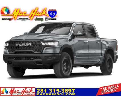 2025NewRamNew1500New4x4 Crew Cab 5 7 Box is a White 2025 RAM 1500 Model Car for Sale in Houston TX