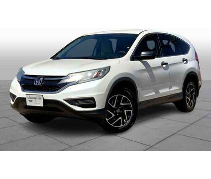 2016UsedHondaUsedCR-VUsed2WD 5dr is a White 2016 Honda CR-V Car for Sale in Lubbock TX