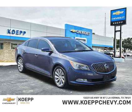 2015 Buick LaCrosse Leather is a Blue 2015 Buick LaCrosse Leather Car for Sale in La Vernia TX