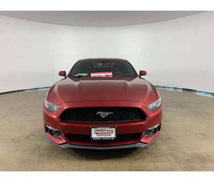 2017 Ford Mustang EcoBoost is a Red 2017 Ford Mustang EcoBoost Car for Sale in Peoria IL
